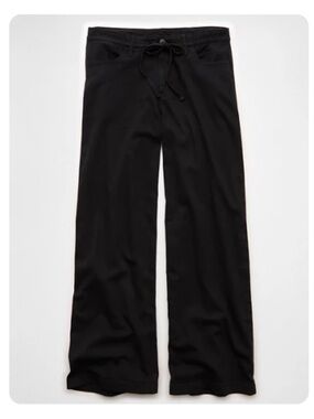 AE Dreamy Drape Stretch Low-Rise Ultra Wide-Leg Pant